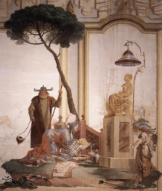 TIEPOLO, Giovanni Domenico Offering of Fruits to Moon Goddess nmoih Norge oil painting art